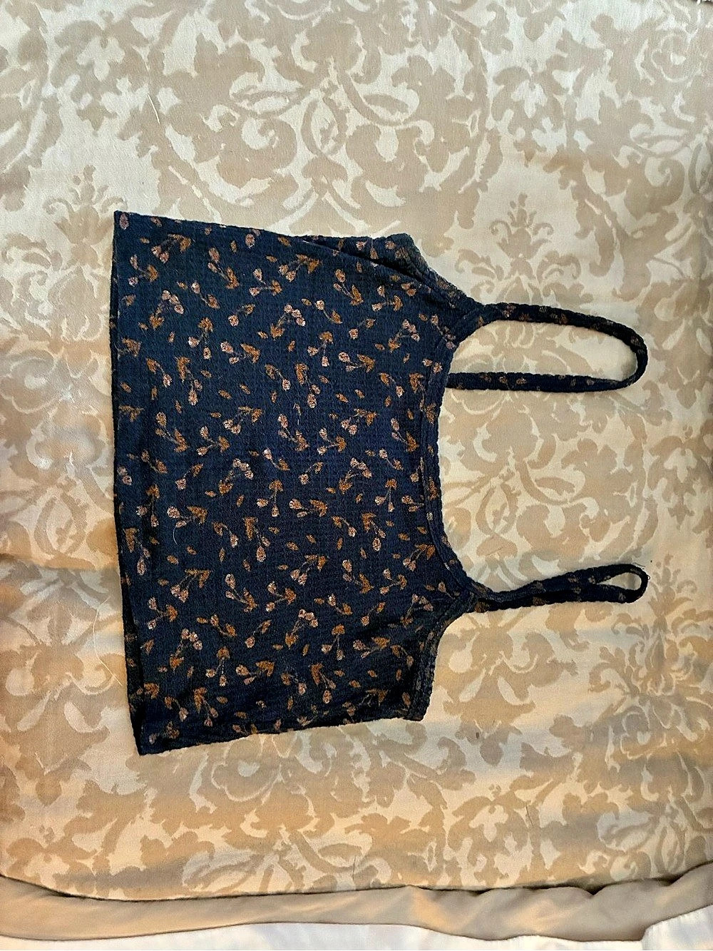 Free people navy blue floral brami